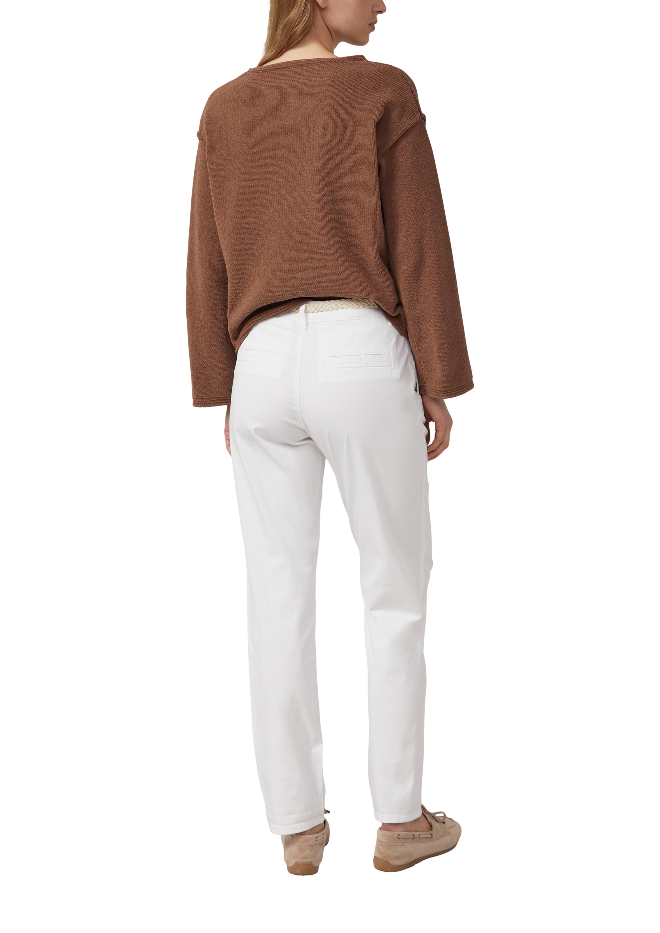 Regular Pantalon chino ' ' s.Oliver en blanc