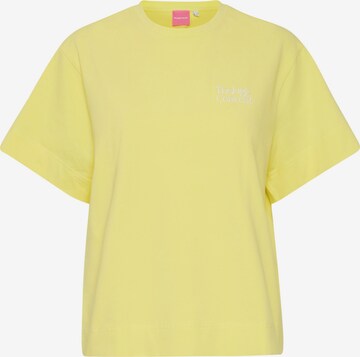 T-shirt 'Sabina' The Jogg Concept en jaune : devant