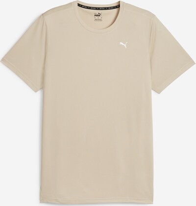 PUMA T-Shirt fonctionnel en beige / blanc, Vue avec produit