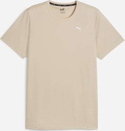 PUMA Camiseta funcional en beige / blanco, Vista del producto