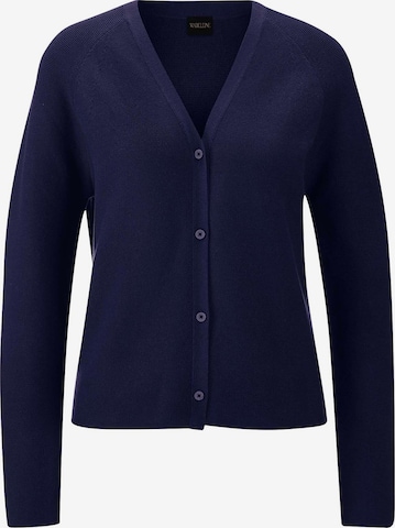 Cardigan MADELEINE en bleu : devant