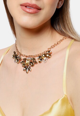 SOHI Kette ' Aleen ' in Gold: Vorderseite