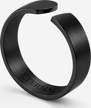 juoda Eternal Žiedas 'Minimal Ring Black Edition': priekis