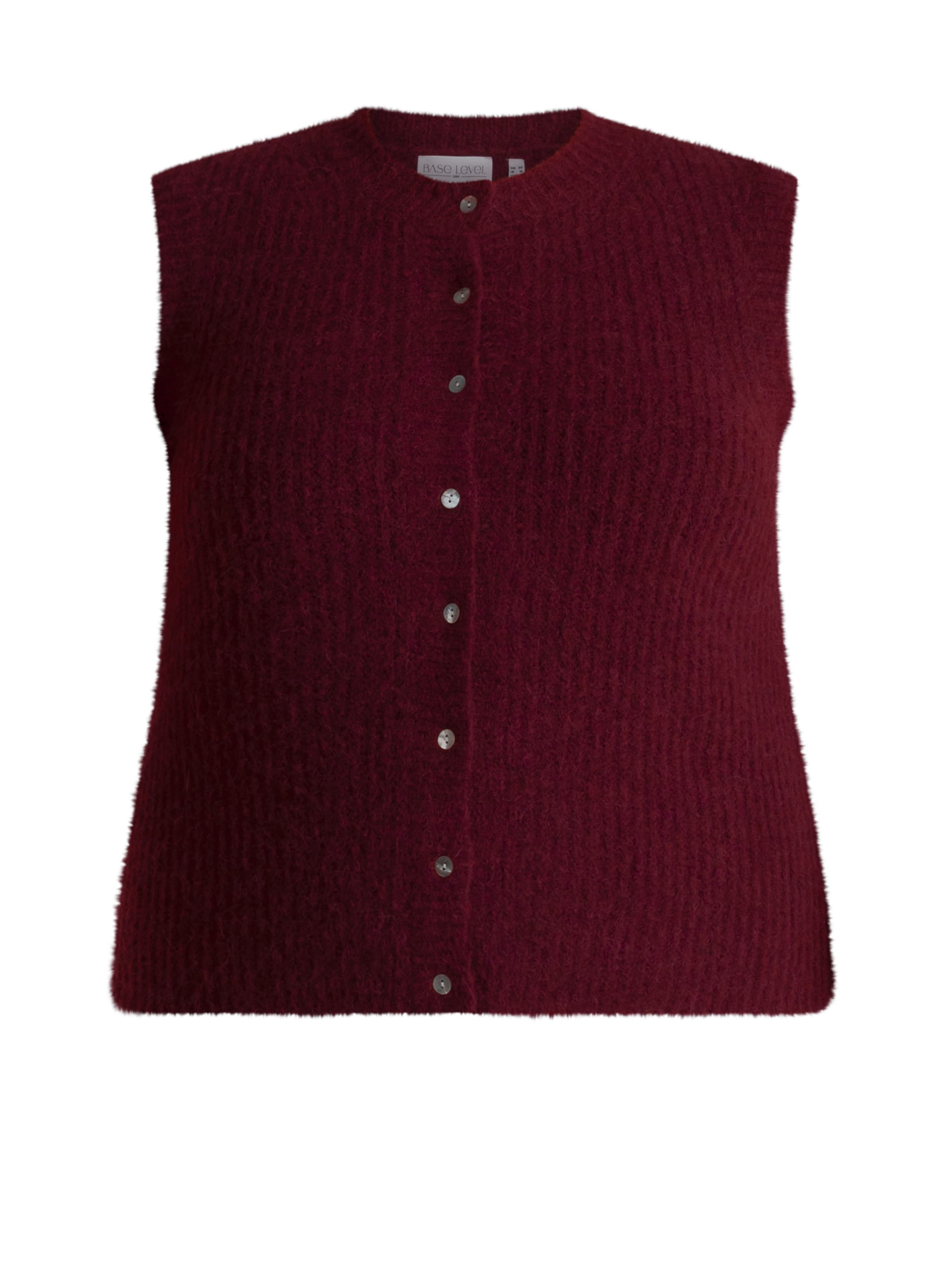BASE LEVEL CURVY Vest in Red: front