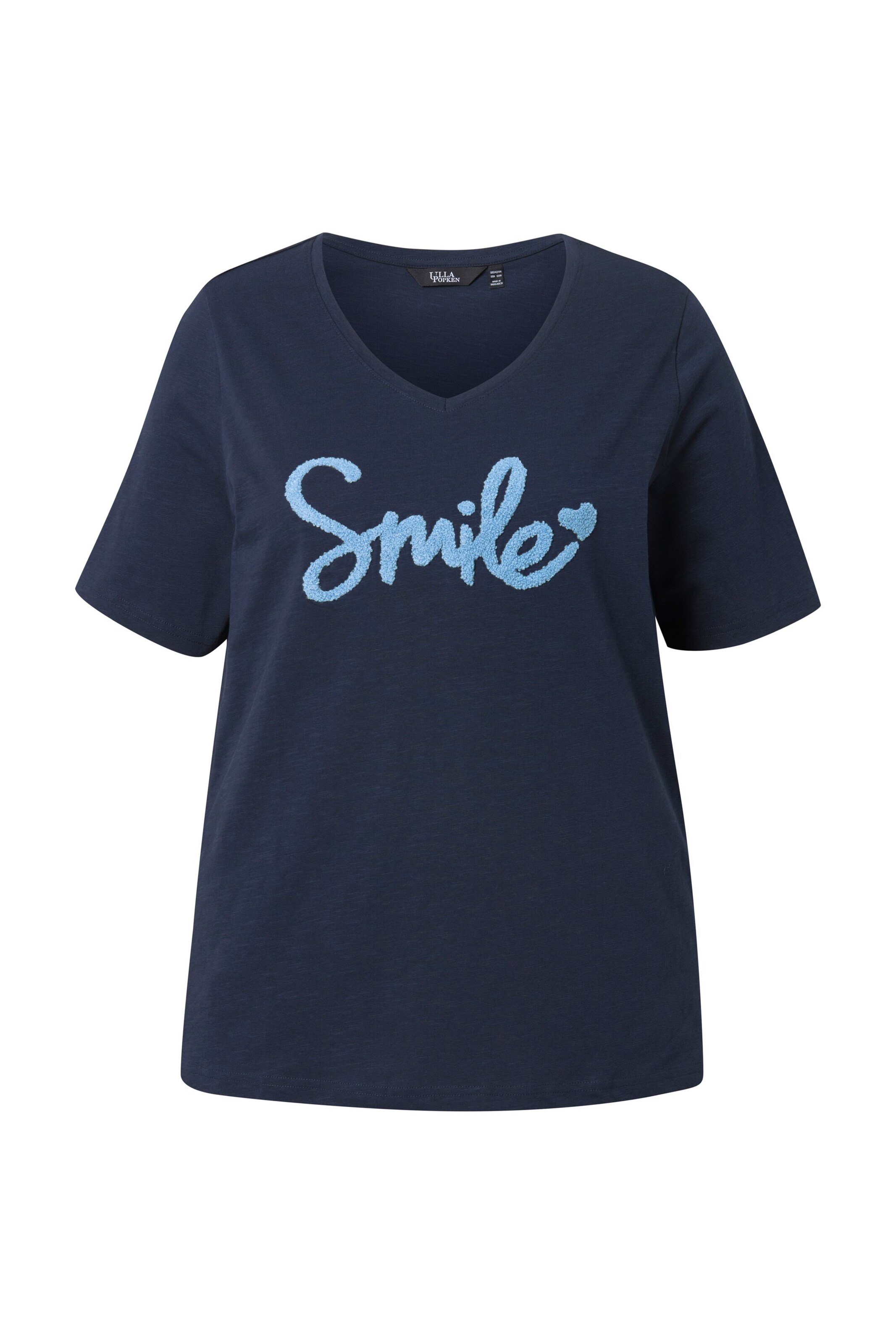 Ulla Popken Shirt in Blauw: voorkant