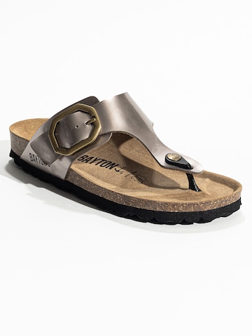 Bayton T-bar sandals 'Mercure' in Bronze