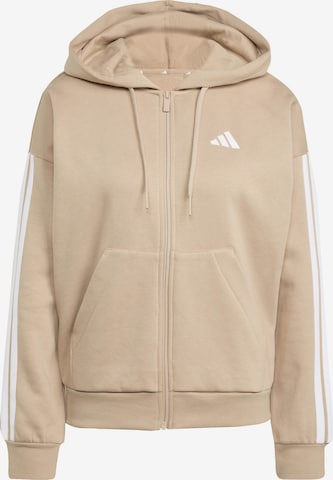 ADIDAS SPORTSWEAR Urheilullinen collegetakki värissä beige: etupuoli