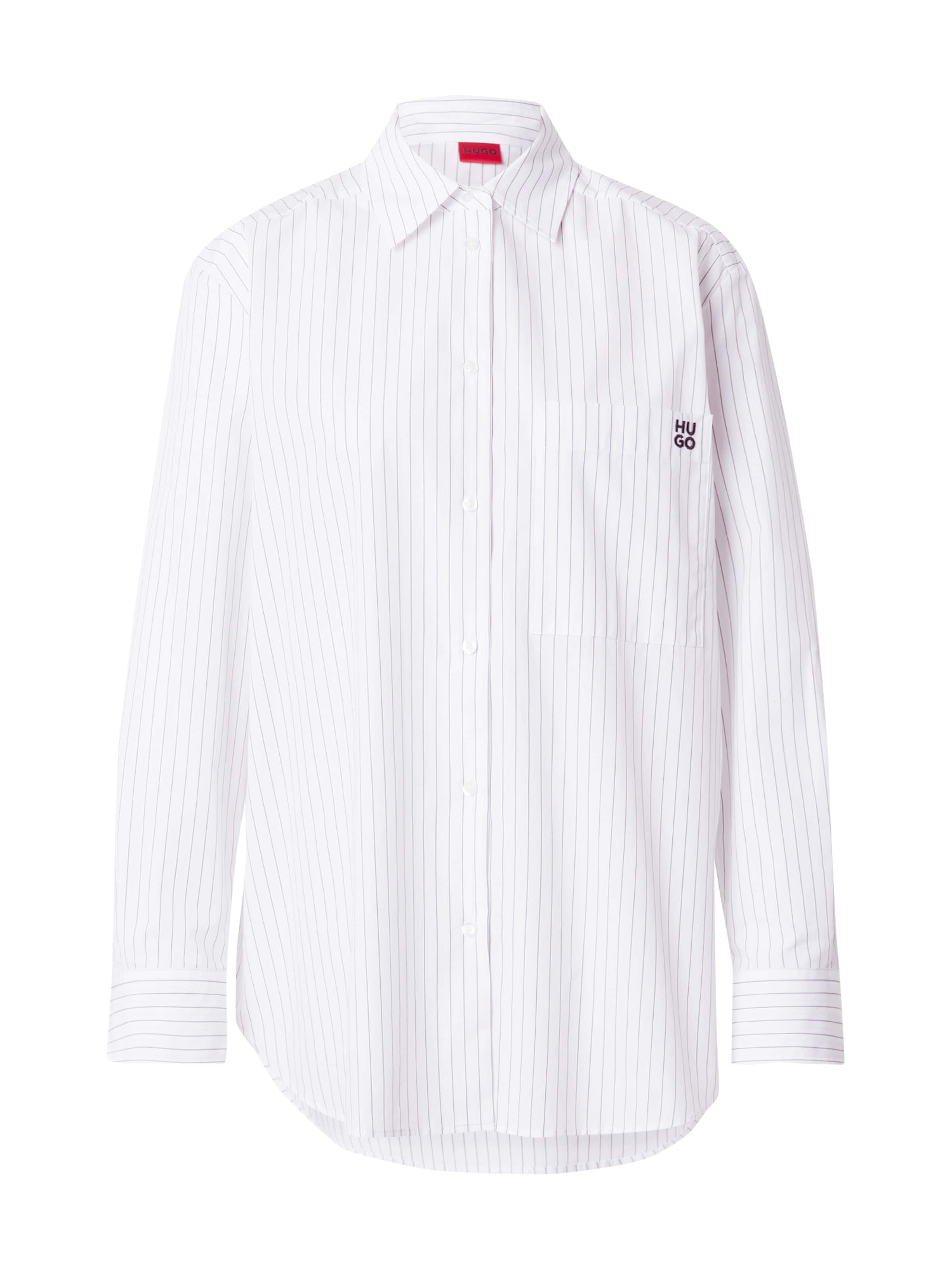 HUGO Bluse in Weiß: Vorderseite