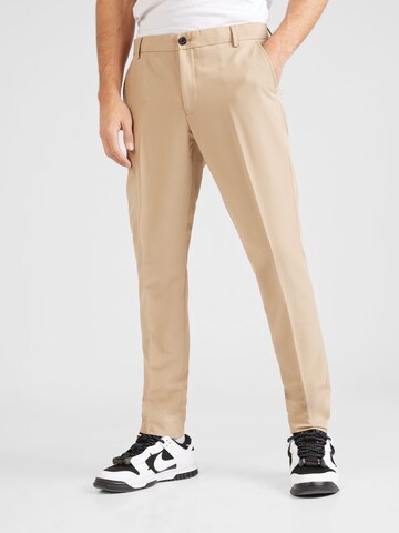 Lindbergh Regular Chino in Beige: voorkant