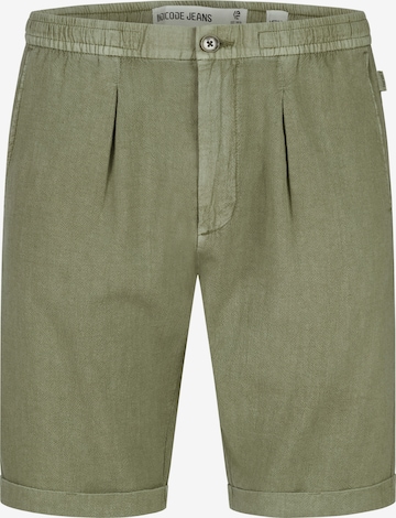 Regular Pantalon chino ' Tryto ' INDICODE JEANS en vert : devant