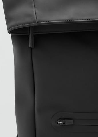 MANGO MAN Rucksack 'Gum' in Schwarz