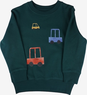Felpa 'Autos' di MelaDi in verde: frontale
