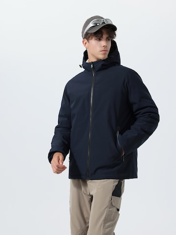 YOUTHUP Winterjacke in Blau: Vorderseite