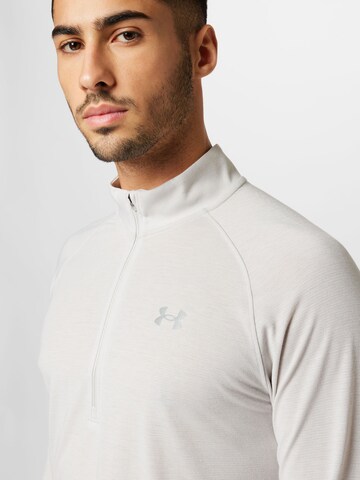 T-Shirt fonctionnel 'Streaker' UNDER ARMOUR en gris