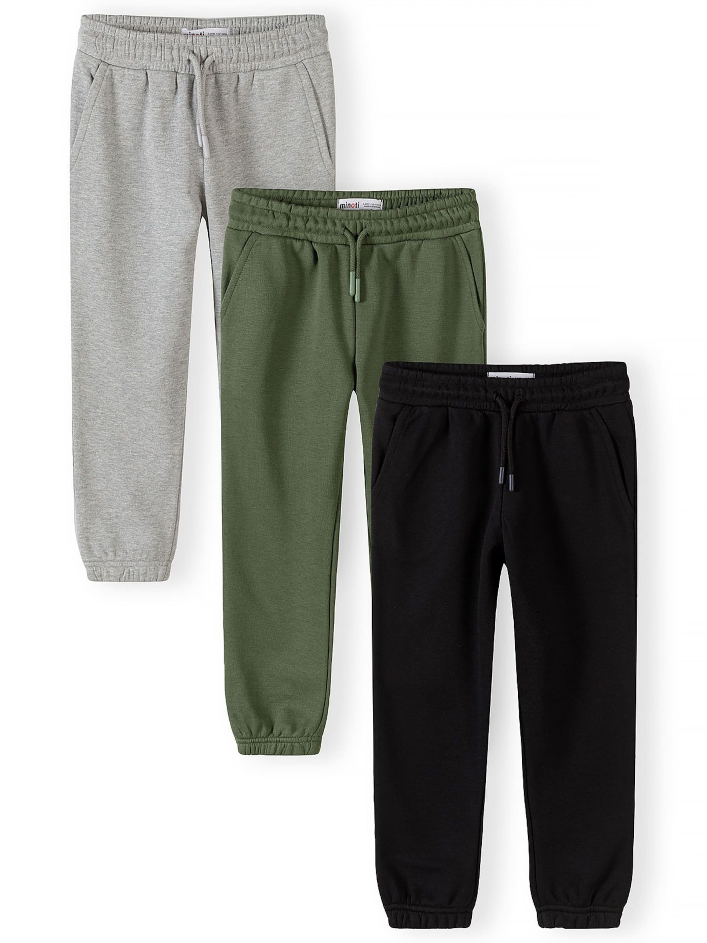 MINOTI Дънки Tapered Leg Панталон в сиво: отпред