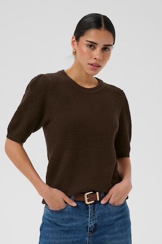 Kaffe Sweater 'KAVivian' in Brown: front