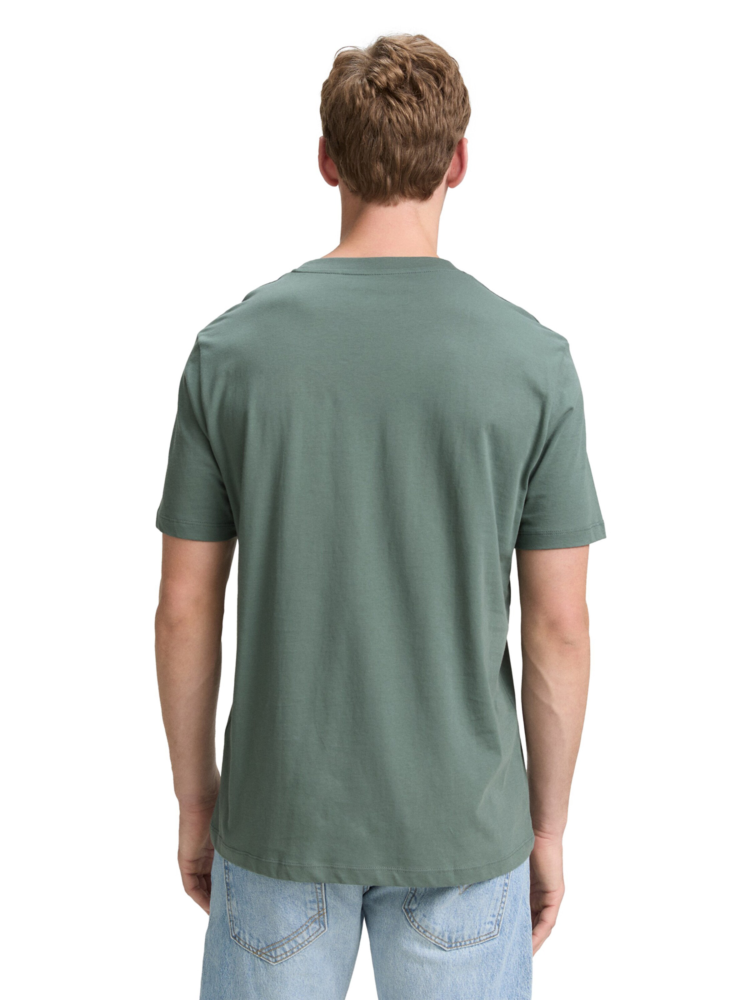 Tricou de la TOM TAILOR DENIM pe verde