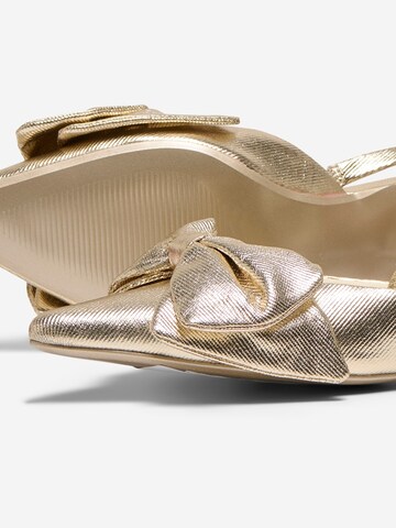 Décolleté sling di ONLY in oro