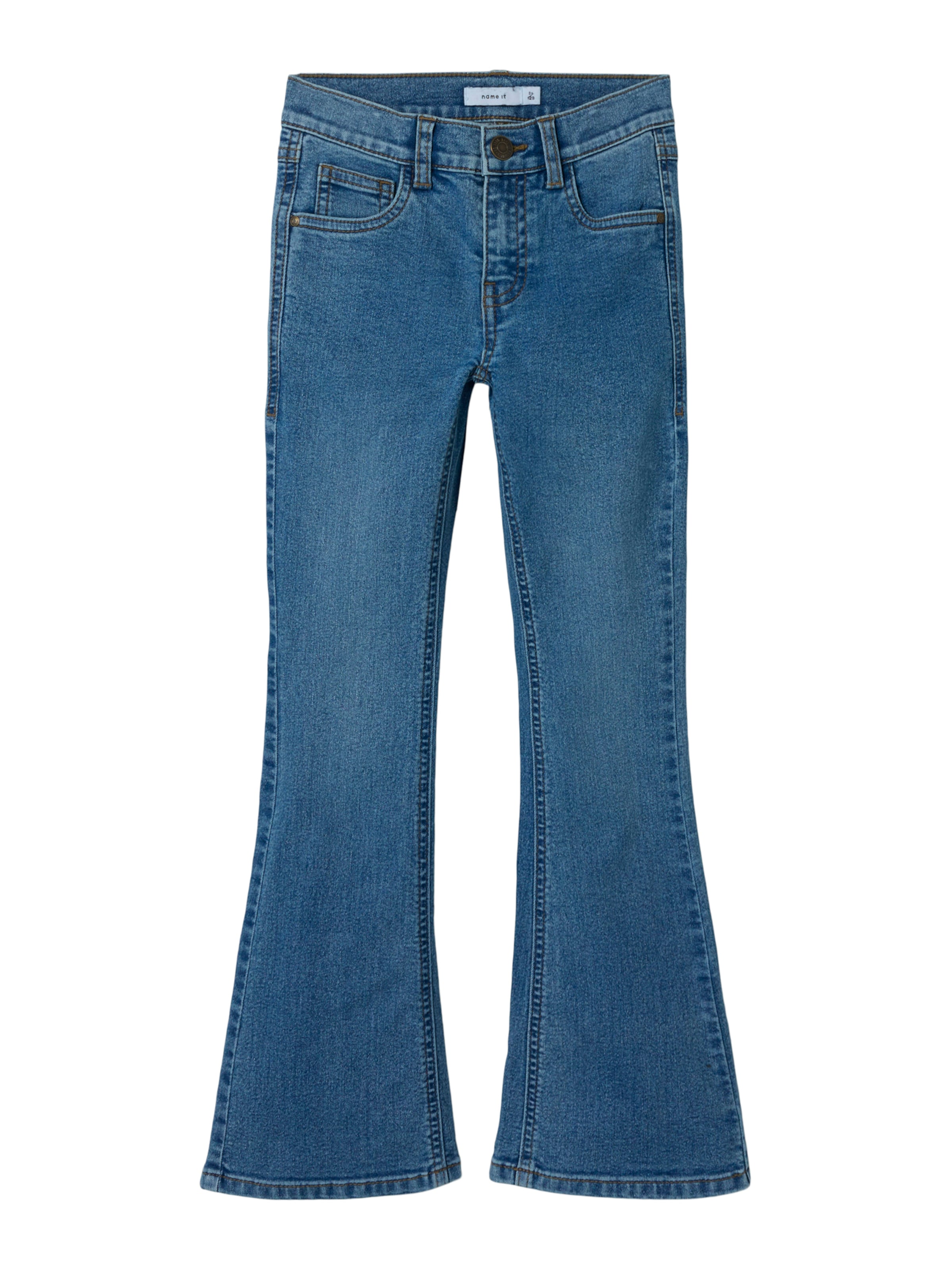 NAME IT Bootcut Farkut 'NKFPolly' värissä sininen: etupuoli