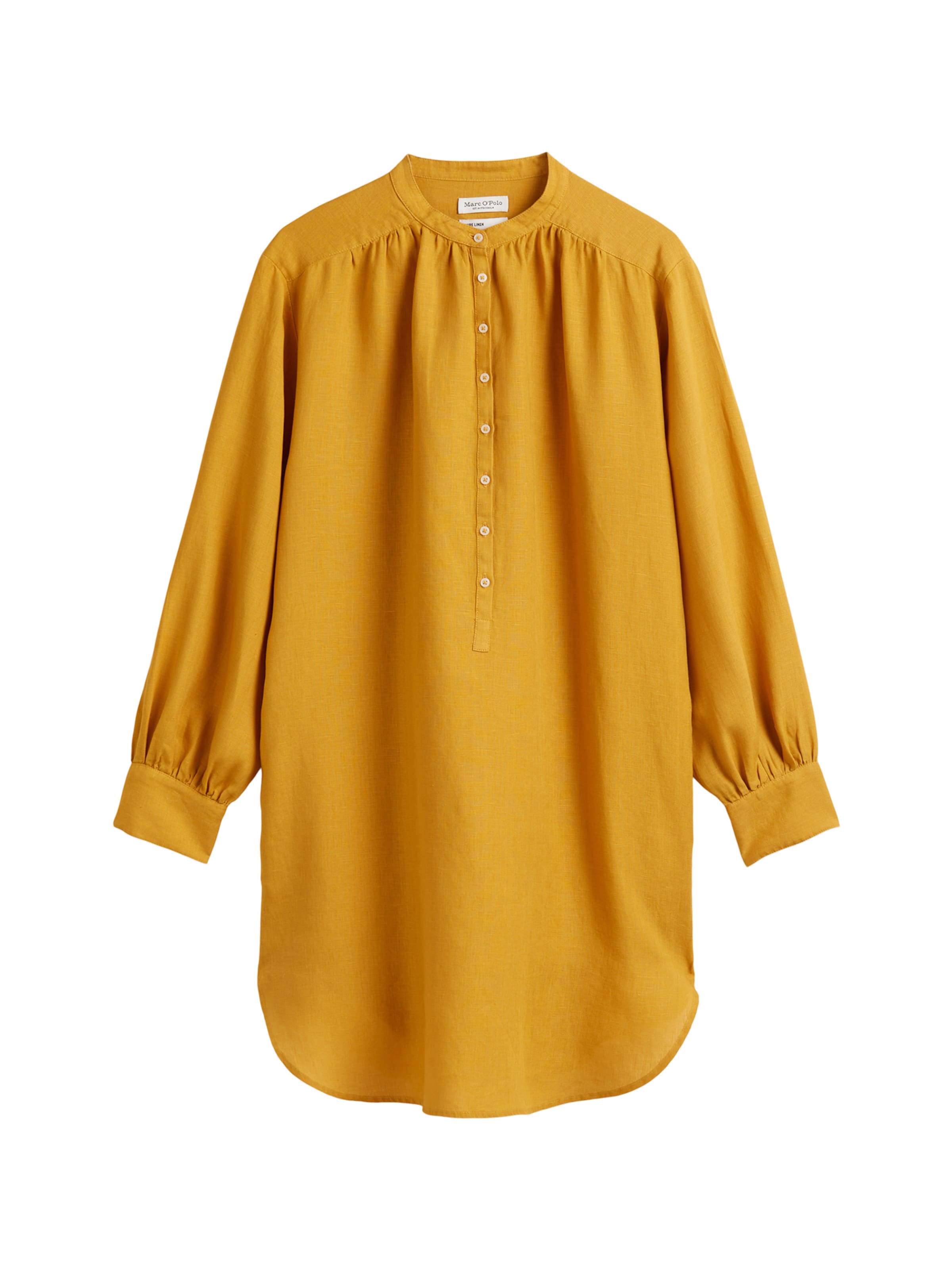 Marc O'Polo Μπλουζοφόρεμα σε κίτρινο: μπροστά