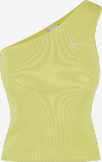 Palaidinė be rankovių iš Karl Kani, spalva – šviesiai pilka / obuolių spalva, Prekių apžvalga