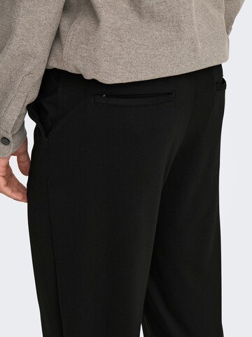Only & Sons - Loosefit Pantalón 'ONSMARK' en negro