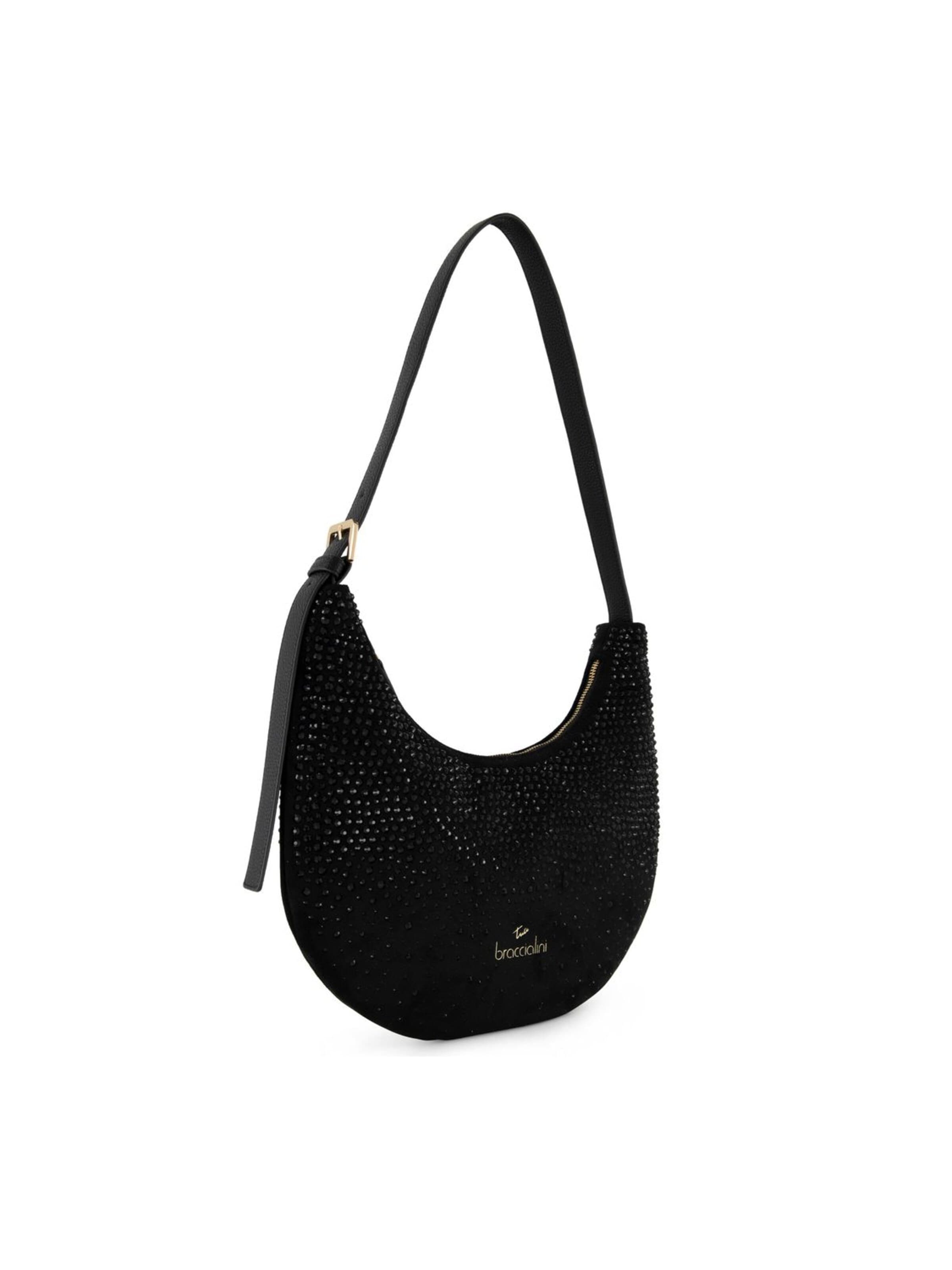Braccialini - Bolso de hombro 'Beth Strass' en negro