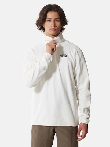 THE NORTH FACE Sports sweater 'Glacier' in White: front