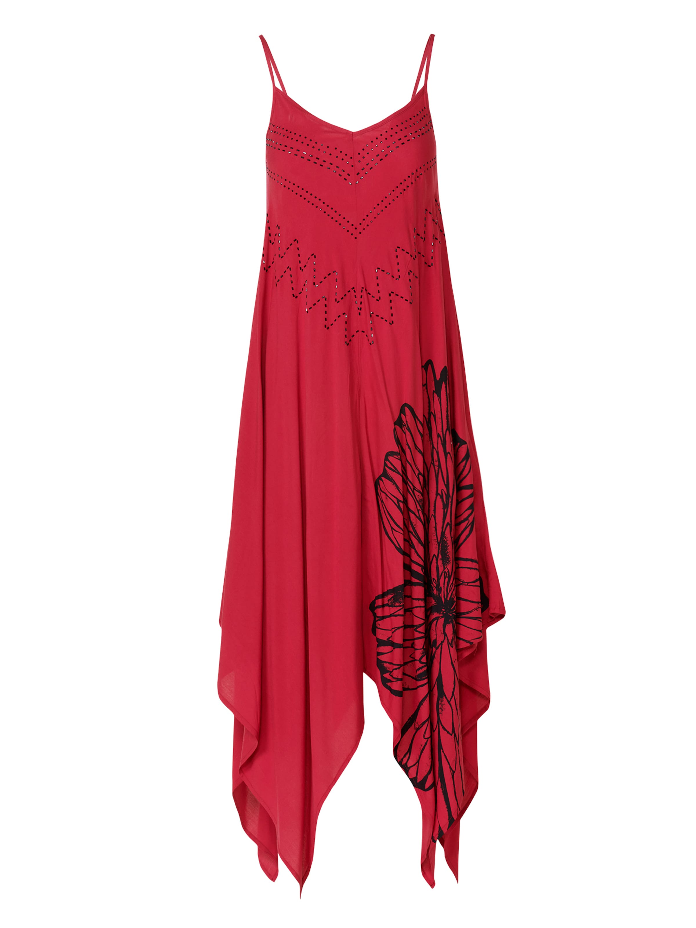 KOROSHI Лятна рокля в червено: отпред