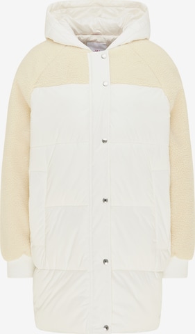 MYMO Winter Coat in White: front