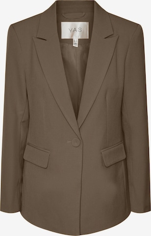 YAS Blazer 'YASLIKKA' in Brown: front
