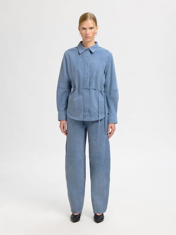 Regular Pantalon SELECTED en bleu