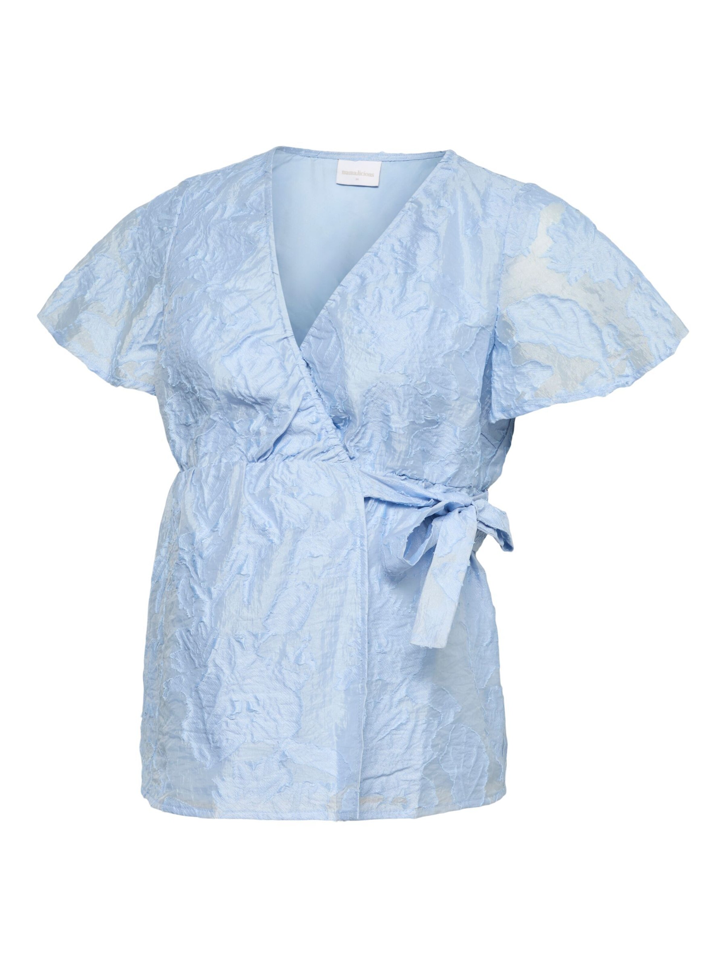 MAMALICIOUS Bluse in himmelblau, Produktansicht