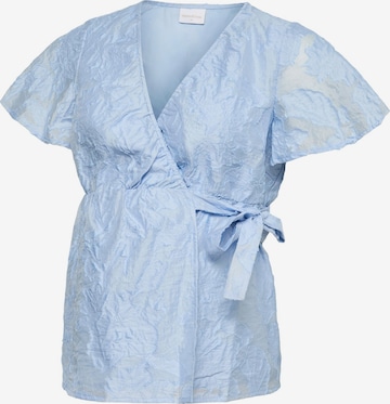 Chemisier MAMALICIOUS en bleu : devant