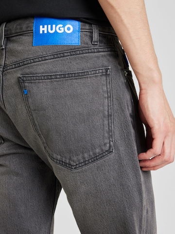 HUGO Blue Regular Jeans 'Ash' in Grau
