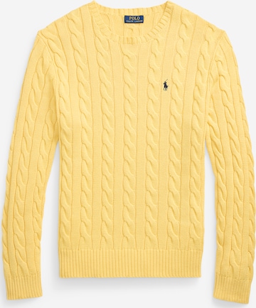 Polo Ralph LaurenRegular Fit Pulover 'DRIVER' - žuta boja: prednji dio