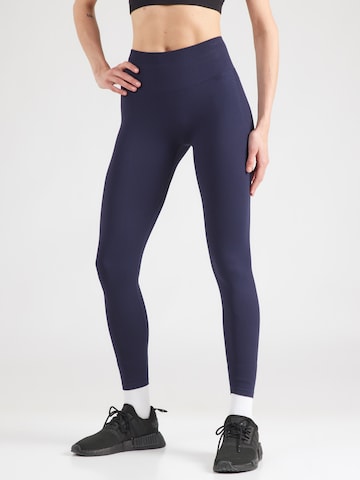 Skinny Pantalon de sport Fabletics en bleu : devant