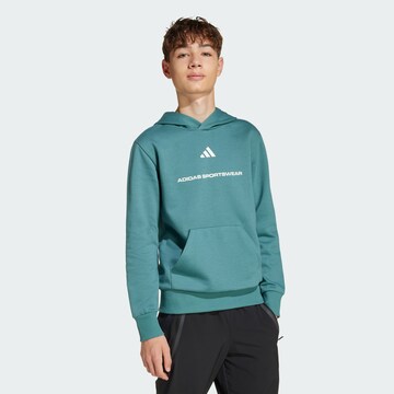 ADIDAS SPORTSWEAR Sports sweatshirt 'Slogan' in Green: front