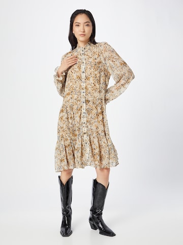 SECOND FEMALE Shirt dress 'Linaria' in Yellow: front