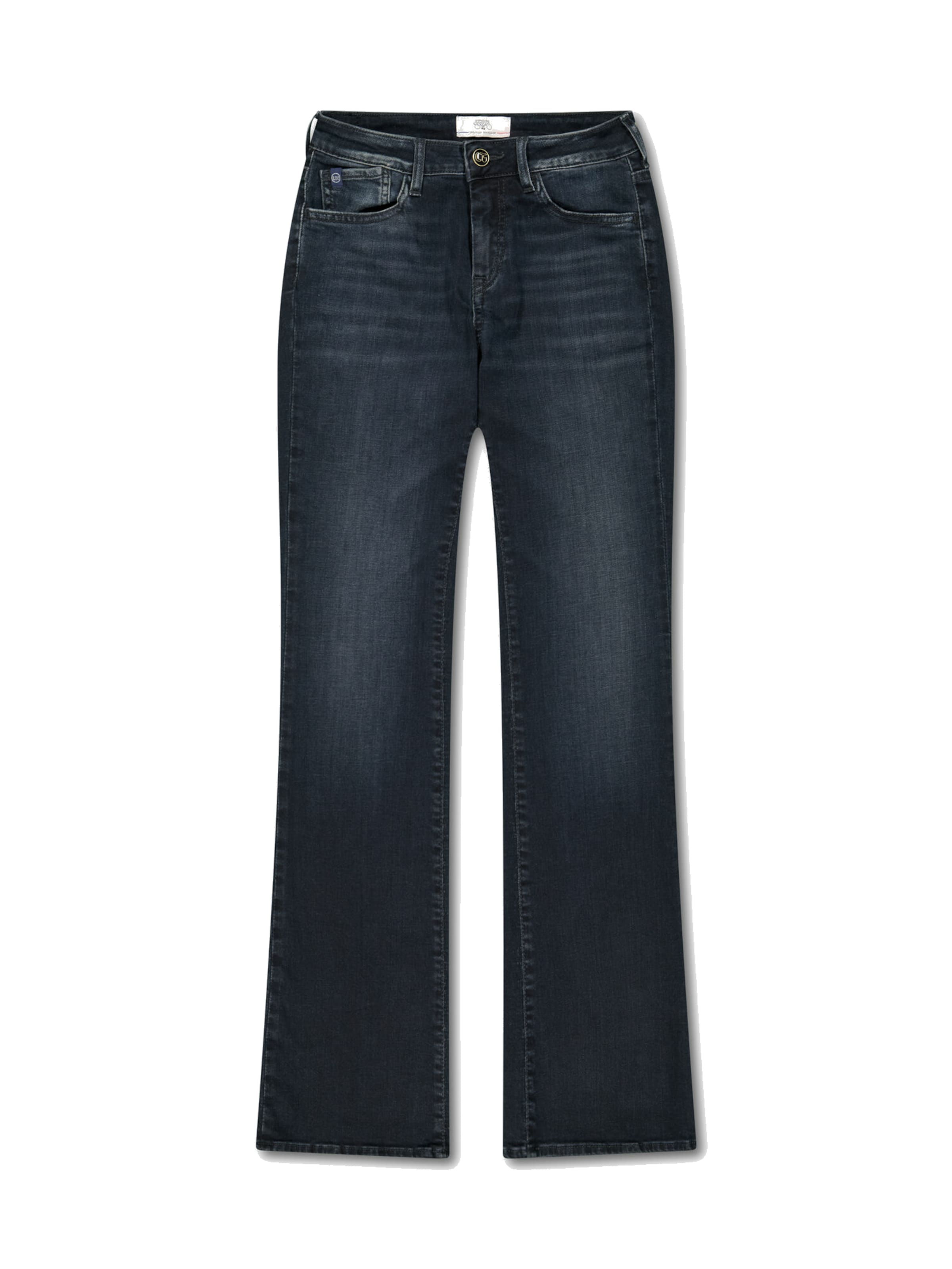 Le Temps Des Cerises Bootcut Jeans in Blau: Vorderseite
