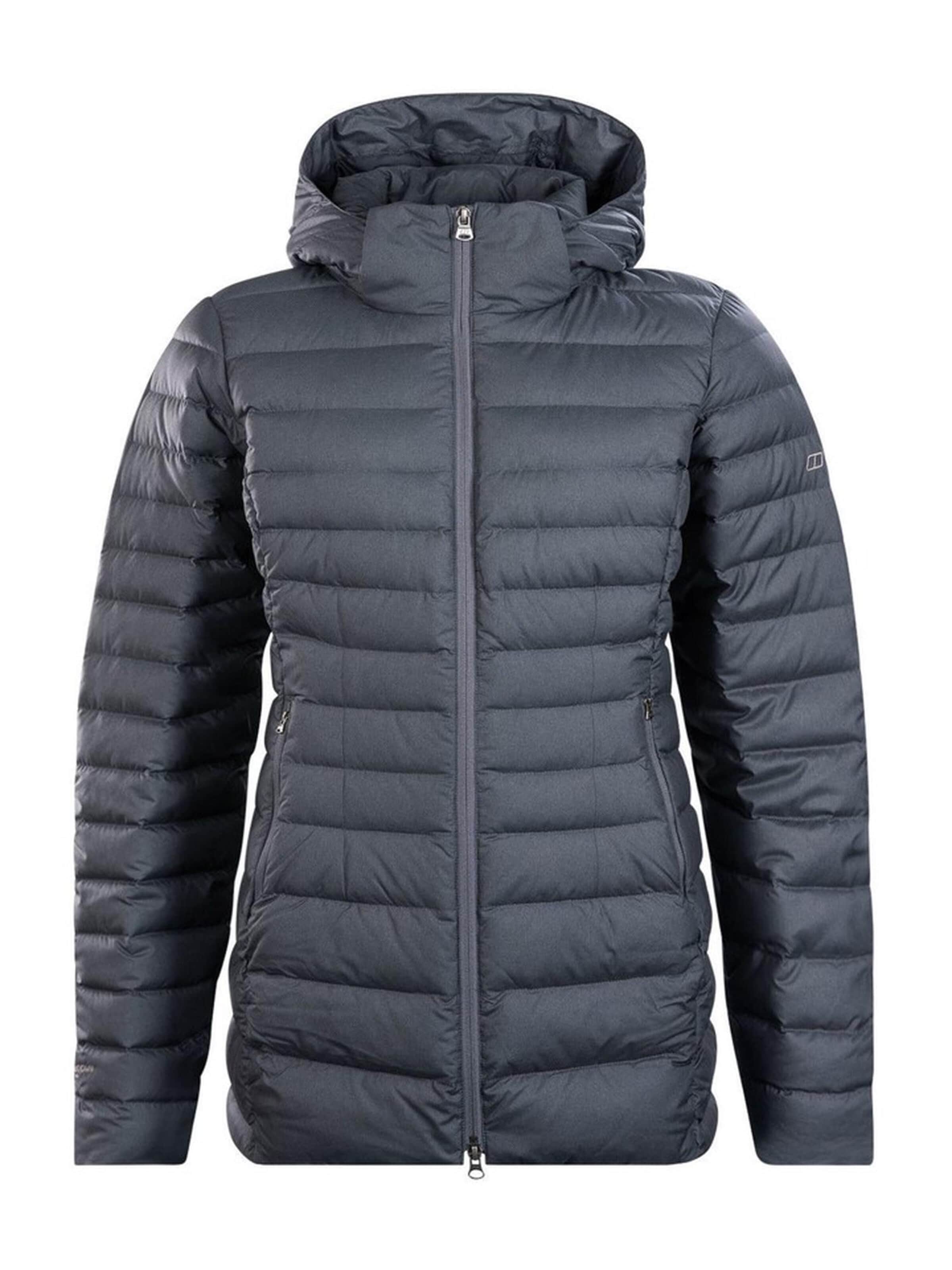 Berghaus - Parca de invierno 'Berghaus Daunenjacke Daunenmantel Parka Hudsonian Damen Winterjacke NEU Jacke grau' en gris: frente