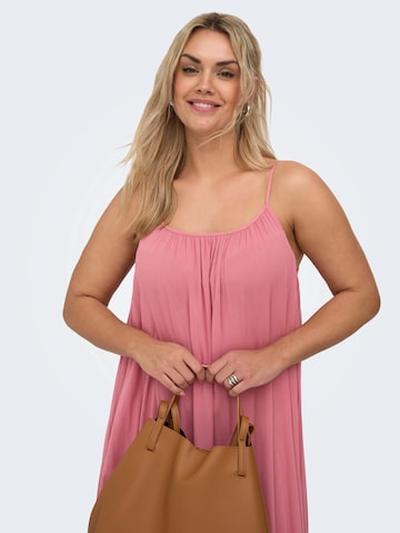 Robe d’été 'CARCHIARA' ONLY Carmakoma en rose