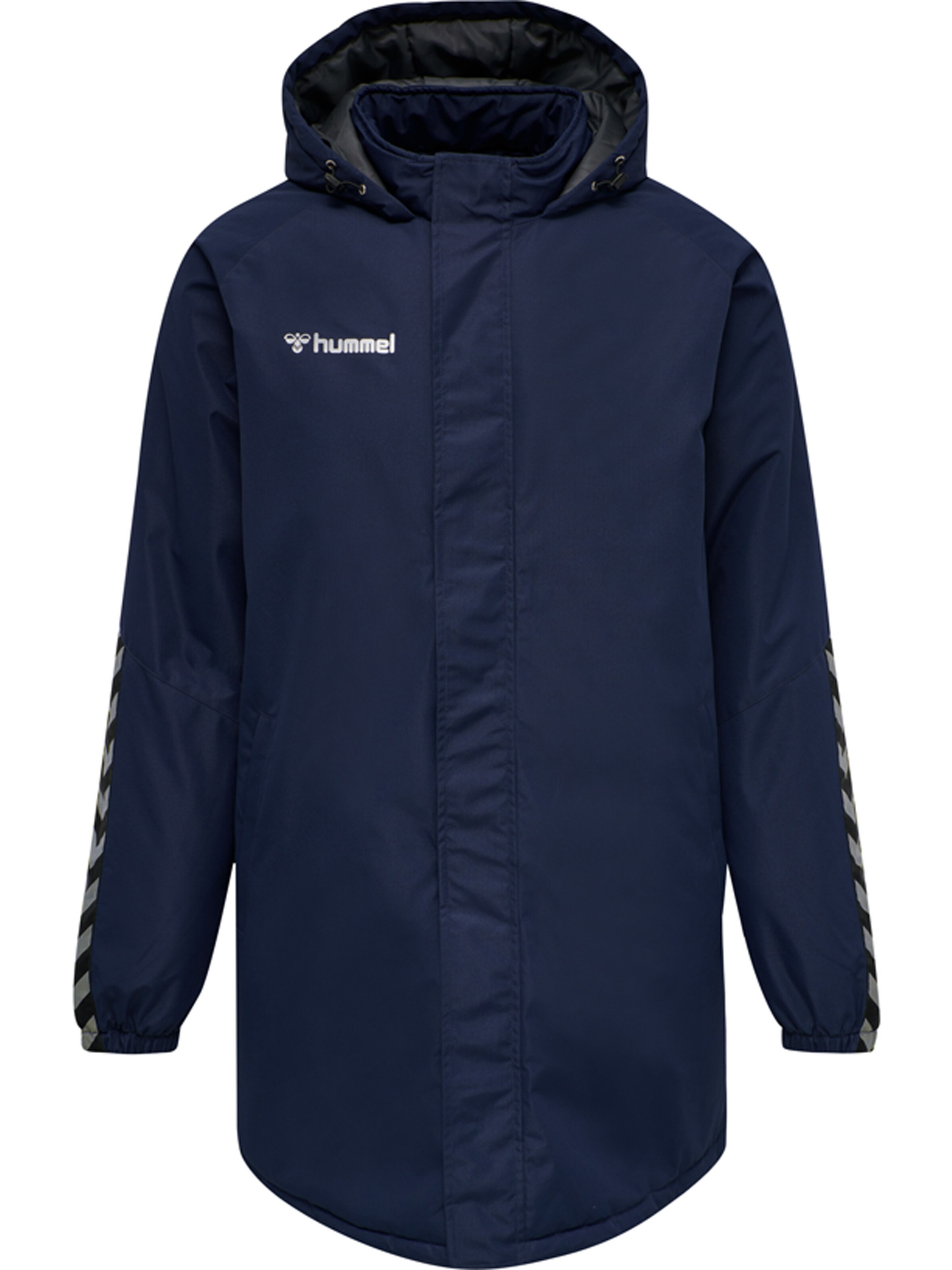 Hummel Sportjacke 'AUTHENTIC BENCH' in Blau: Vorderseite