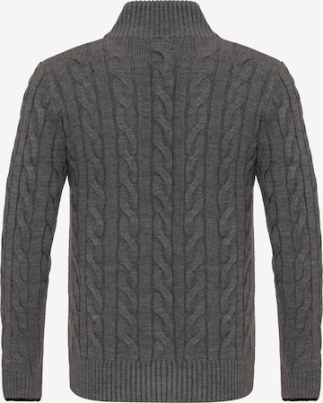 DENIM CULTURE Pullover 'JOEL' in Grau