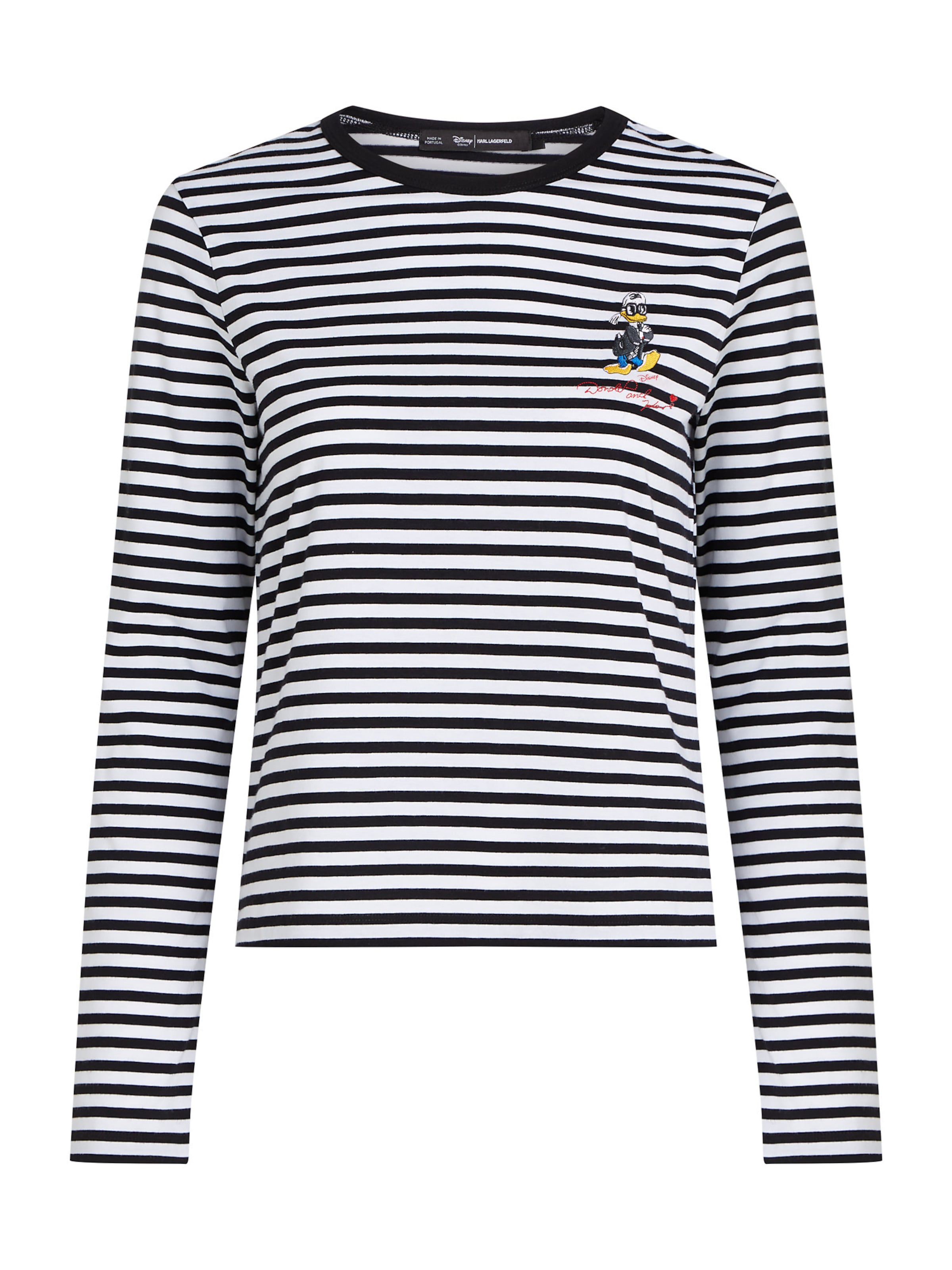 Karl Lagerfeld Shirt &#x27;Disney X Karl Lagerfeld&#x27; in Schwarz: Vorderseite