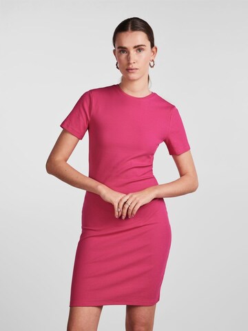 PIECES Kleid 'RUKA' in Pink: predná strana