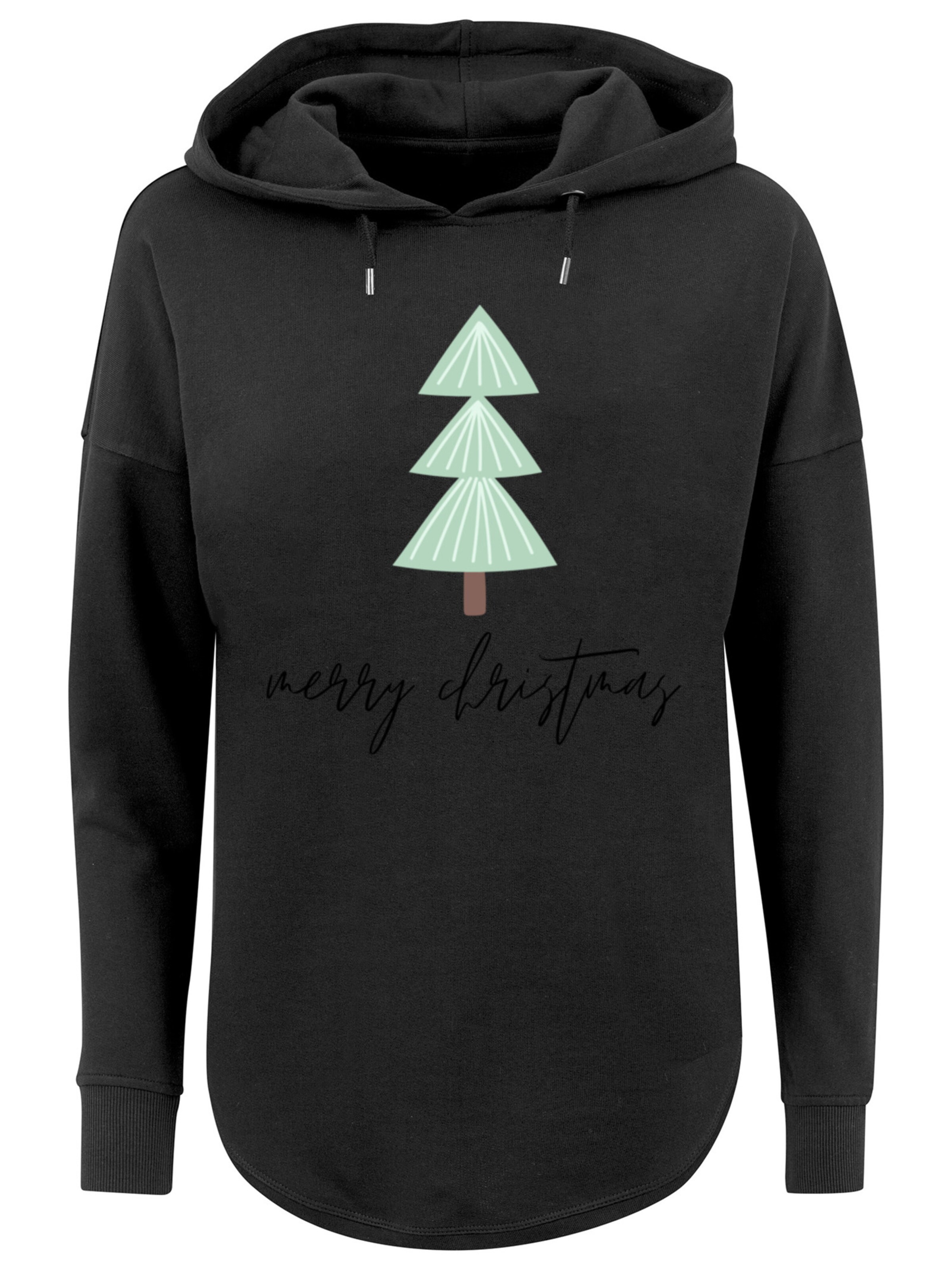 F4NT4STIC Sweatshirt in Zwart: voorkant