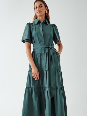 Willa Košeľové šaty - Zelená