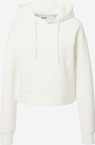 GUESS - Sweatshirt 'ALISA' em branco: frente