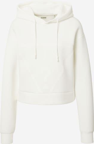 GUESS Sweatshirt 'ALISA' in White: front